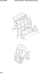 REAR GEAR TRAIN MOUNTING