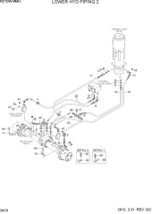 LOWER HYD PIPING 2(-#0003)