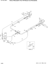 RR OUTRIGGER PIPING(4 OUTRIGGER, -#0003)