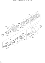 FRONT AXLE OUTPUT GROUP