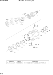 TRAVEL MOTOR (1/2)