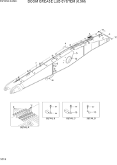 BOOM GREASE LUB SYSTEM (6.5M)