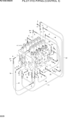 PILOT HYD PIPING (CONTROL 3)