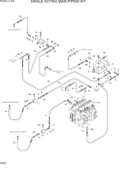 SINGLE ACTING MAIN PIPING KIT