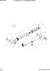 HYDRAULIC CYLINDER A ASSY