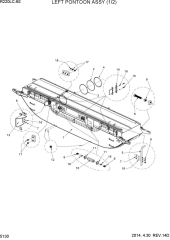 LEFT PONTOON ASSY (1/2)