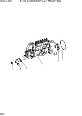 FUEL INJECTION PUMP MOUNTING