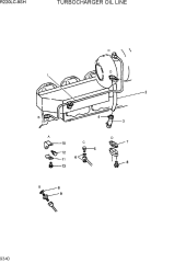 TURBOCHARGER OIL LINE