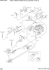 D/ACT MAIN PIPING KIT(CLUSTER TYPE 2)