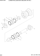 LOWER ROLLER(HIGH WALKER, #1755-)