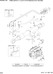 ARM SAFETY LOCK SYSTEM(ADJUST BOOM)