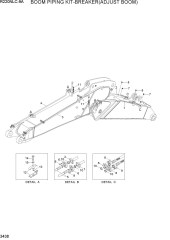 BOOM PIPING KIT-BREAKER(ADJUST BOOM)