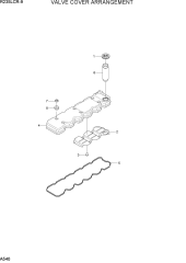VALVE COVER ARRANGEMENT