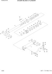 DOZER BLADE CYLINDER