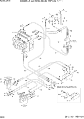 DOUBLE ACTING MAIN PIPING KIT 1