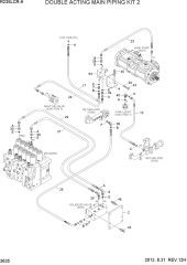 DOUBLE ACTING MAIN PIPING KIT 2