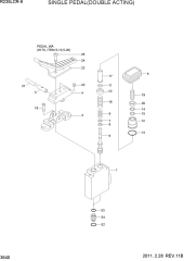 SINGLE PEDAL(DOUBLE ACTING)