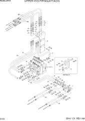 UPPER HYD PIPING(ATTACH)