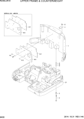 UPPER FRAME & COUNTERWEIGHT