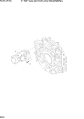 STARTING MOTOR AND MOUNTING