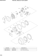 TRAVEL REDUCTION GEAR