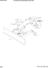 DOZER BLADE(R235LCRD-9A)