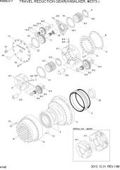 TRAVEL REDUCTION GEAR(H/WALKER, #0373-)