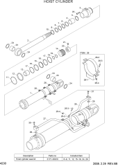 HOIST CYLINDER(LOG LOADER)