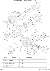 TRAVEL MOTOR(HIGH WALKER)