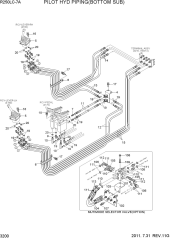PILOT HYD PIPING(BOTTOM SUB)