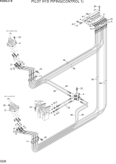 PILOT HYD PIPING(CONTROL 1)