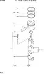 PISTON & CONNECTING ROD