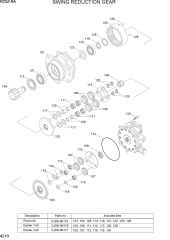 SWING REDUCTION GEAR