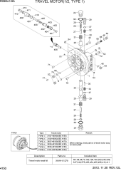 TRAVEL MOTOR(1/2, TYPE 1)
