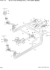 PILOT HYD PIPING(CNTL1, PATTERN, #0006-)