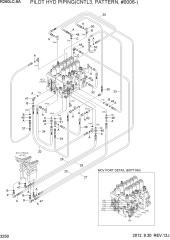 PILOT HYD PIPING(CNTL3, PATTERN, #0006-)