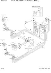 PILOT HYD PIPING(CONTROL 1, #0552-)