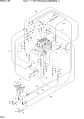 PILOT HYD PIPING(CONTROL 3)