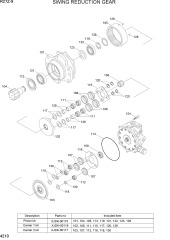 SWING REDUCTION GEAR