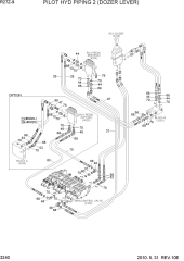 PILOT HYD PIPING 2 (DOZER LEVER)