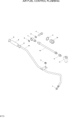 AIR FUEL CONTROL PLUMBING(-#0111)