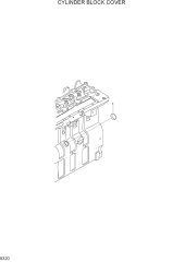 CYLINDER BLOCK COVER(-#0111)