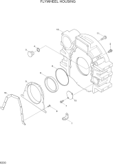 FLYWHEEL HOUSING(-#0111)