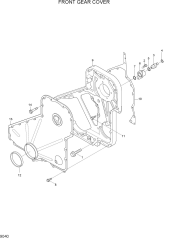 FRONT GEAR COVER(-#0111)