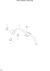 FUEL DRAIN LOCATION(-#0111)