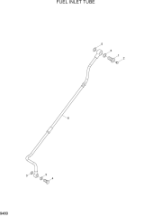 FUEL INLET TUBE(-#0111)