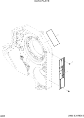 DATA PLATE(#0112-)