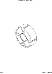 FAN PILOT SPACER 1(#0112-)