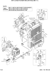 AIR CONDITIONER MOUNTING(-#0111)