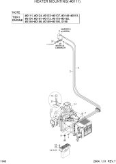HEATER MOUNTING(-#0111)